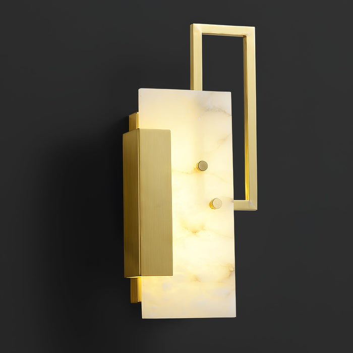 Althea Alabaster Wall Sconce-DWHOME