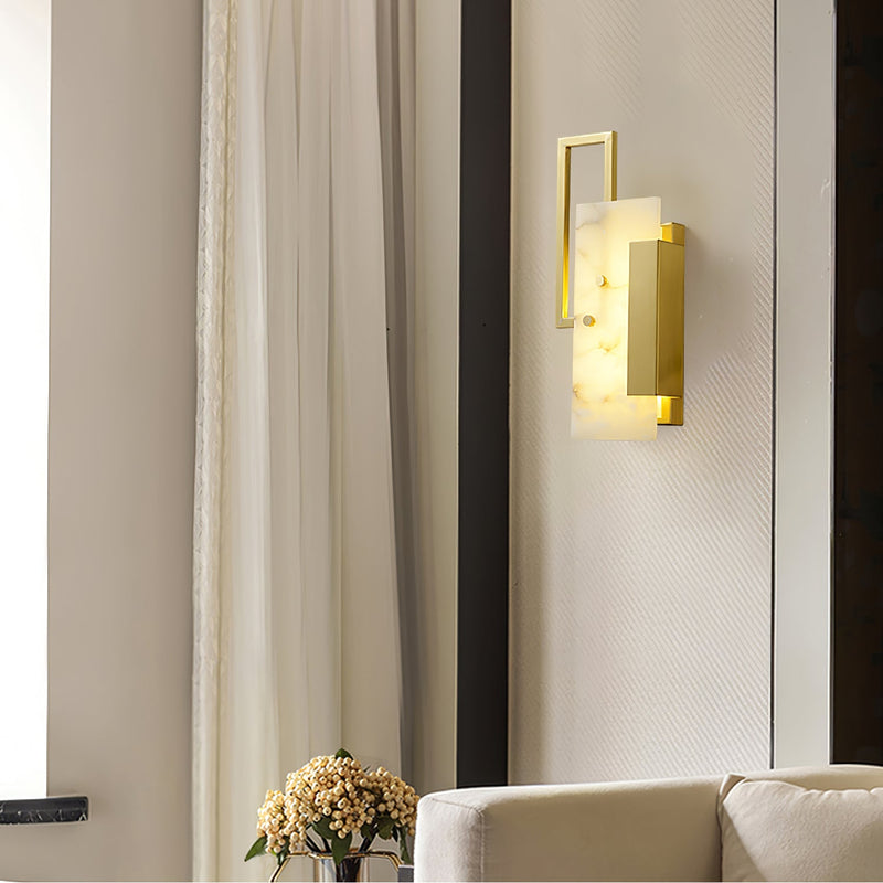 Althea Alabaster Wall Sconce-DWHOME