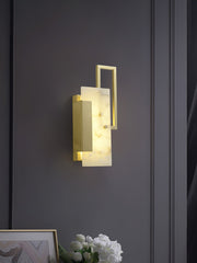 Althea Alabaster Wall Sconce-DWHOME