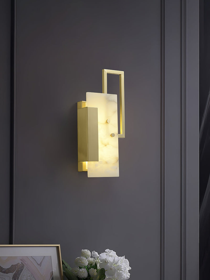 Althea Alabaster Wall Sconce-DWHOME