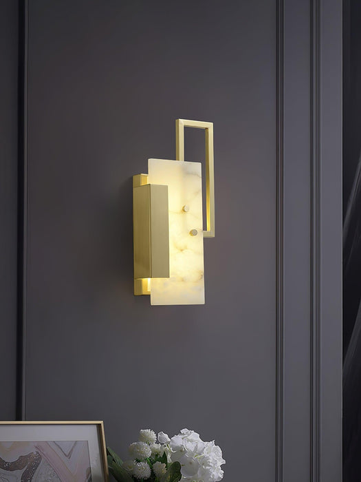 Althea Alabaster Wall Sconce - DWHOME