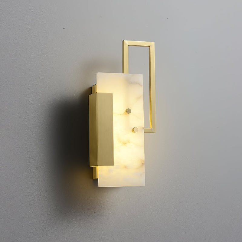 Althea Alabaster Wall Sconce-DWHOME