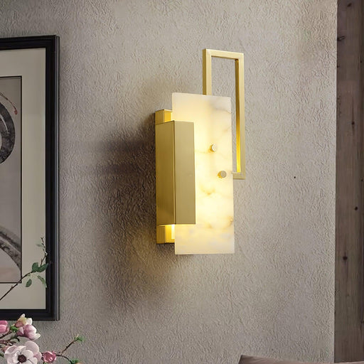 Althea Alabaster Wall Sconce - DWHOME