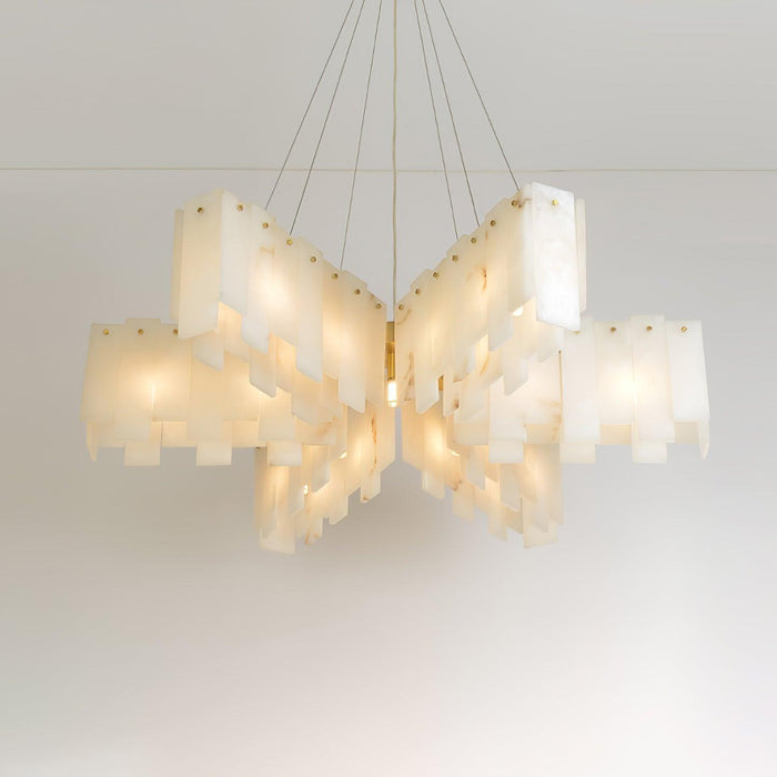 Alabaster Cascade Tiered Chandelier - DWHOME