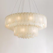 Alabaster Cascade Tiered Chandelier-DWHOME