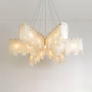Alabaster Cascade Tiered Chandelier-DWHOME