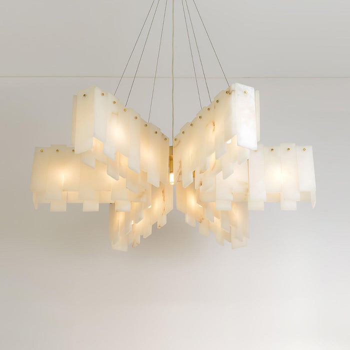 Alabaster Cascade Tiered Chandelier - DWHOME