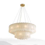 Alabaster Cascade Tiered Chandelier-DWHOME