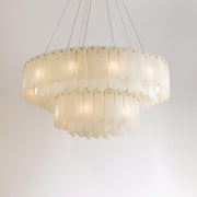 Alabaster Cascade Tiered Chandelier-DWHOME