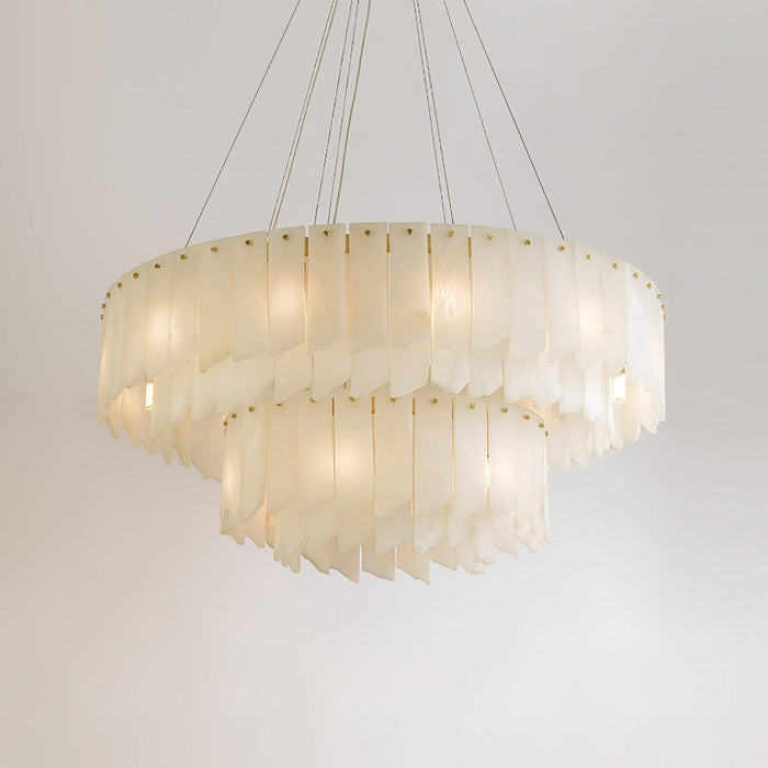 Alabaster Cascade Tiered Chandelier - DWHOME