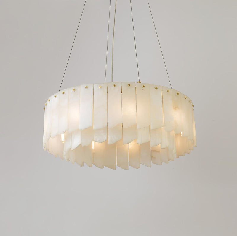 Alabaster Cascade Tiered Chandelier-DWHOME