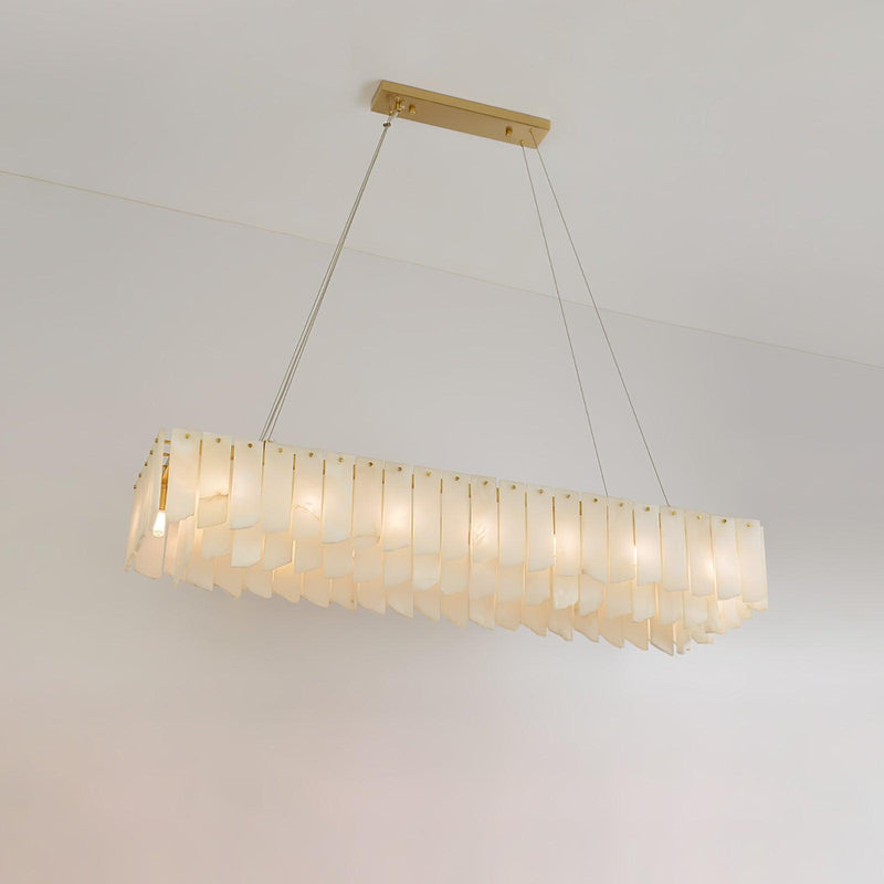 Alabaster Cascade Tiered Chandelier-DWHOME