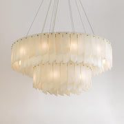 Alabaster Cascade Tiered Chandelier-DWHOME