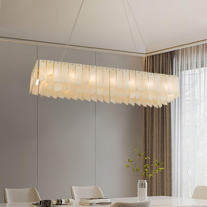 Alabaster Cascade Tiered Chandelier-DWHOME