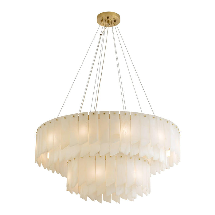 Alabaster Cascade Tiered Chandelier - DWHOME