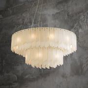 Alabaster Cascade Tiered Chandelier-DWHOME