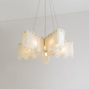 Alabaster Cascade Tiered Chandelier-DWHOME