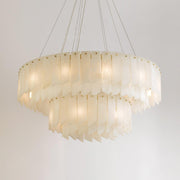 Alabaster Cascade Tiered Chandelier-DWHOME
