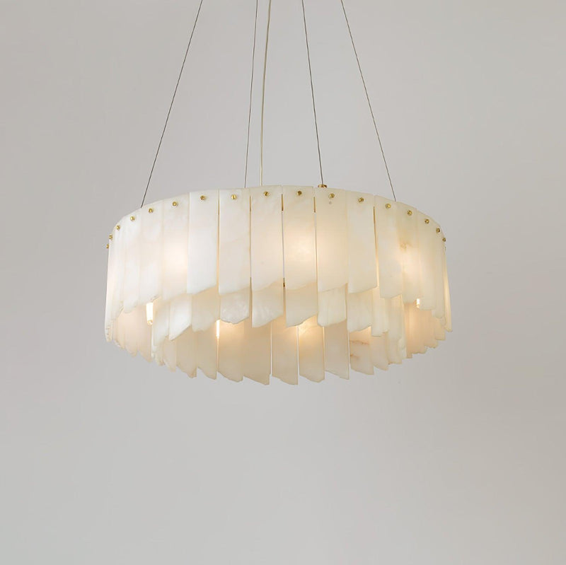Alabaster Cascade Tiered Chandelier-DWHOME