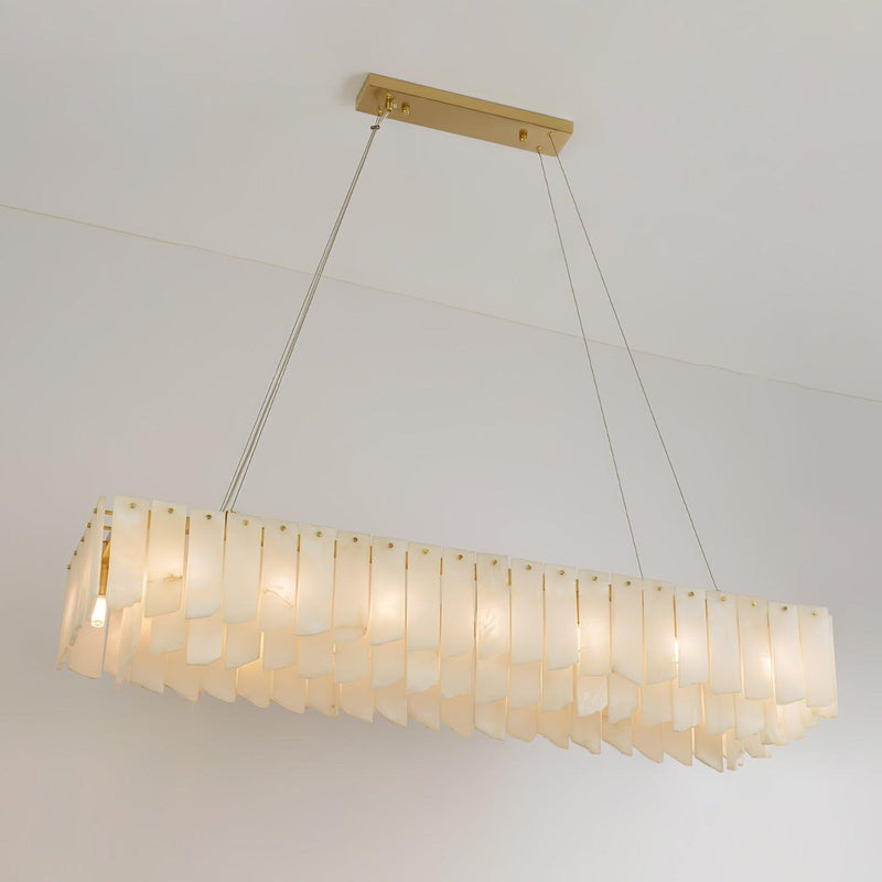 Alabaster Cascade Tiered Chandelier-DWHOME