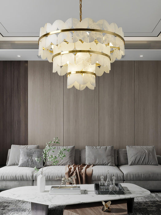 Alabaster Cloudscape Chandelier - DWHOME