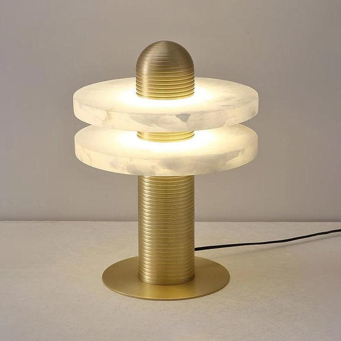 Alabaster Comet Table Lamp-DWHOME
