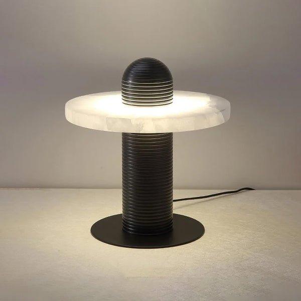 Alabaster Comet Table Lamp-DWHOME