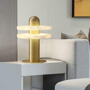 Alabaster Comet Table Lamp-DWHOME