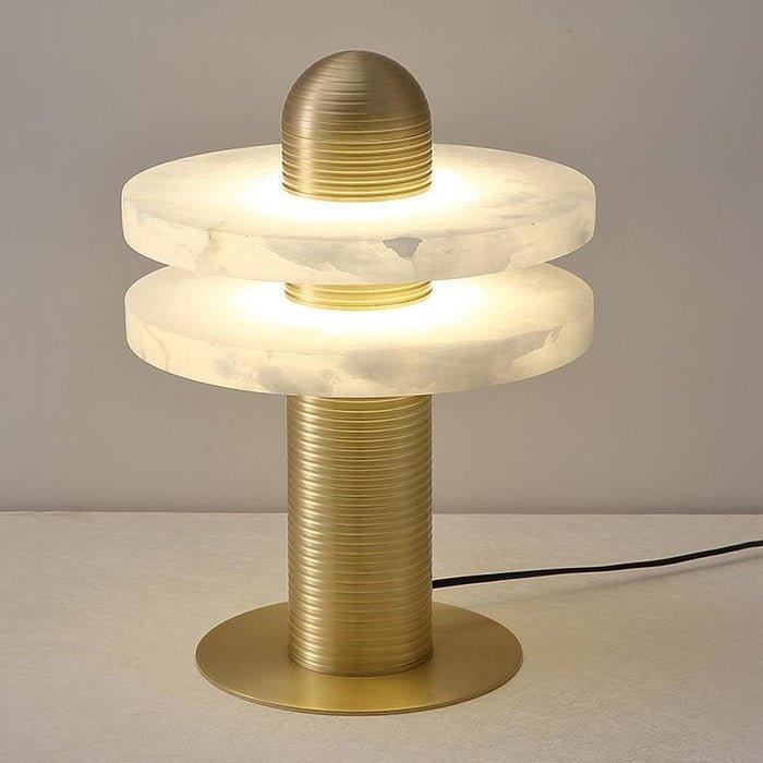 Alabaster Comet Table Lamp-DWHOME