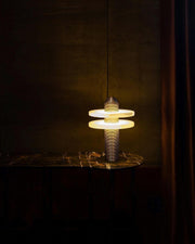 Alabaster Comet Table Lamp-DWHOME