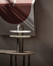 Alabaster Comet Table Lamp-DWHOME
