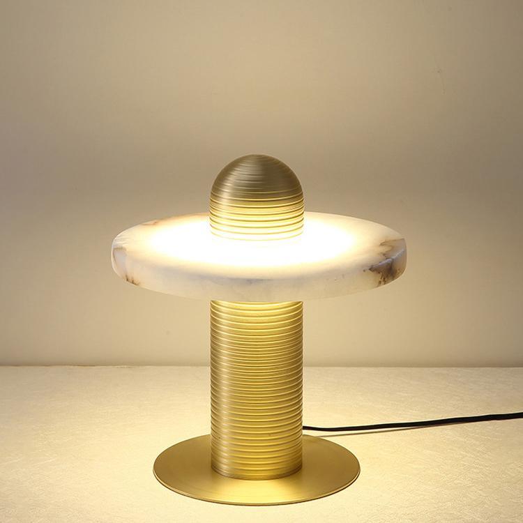 Alabaster Comet Table Lamp-DWHOME