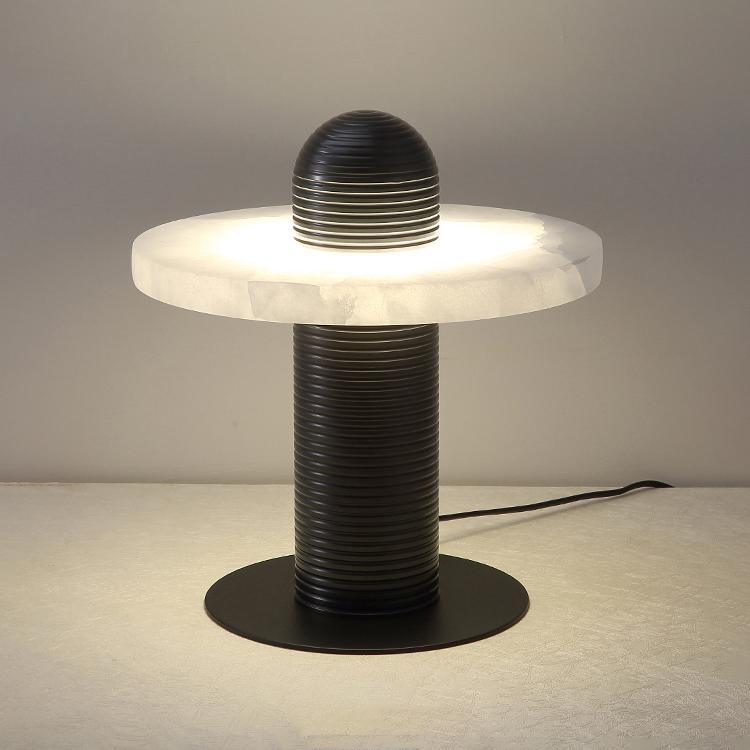 Alabaster Comet Table Lamp-DWHOME