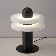 Alabaster Comet Table Lamp-DWHOME