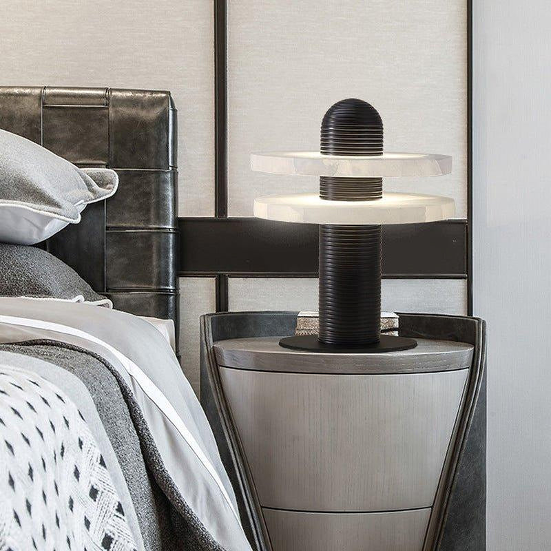 Alabaster Comet Table Lamp-DWHOME