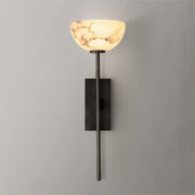 Alabaster Cup Wall Lamp-DWHOME