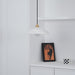 Alabaster Dome Pendant Lamp-DWHOME