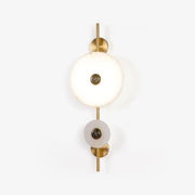 Alabaster Eclipse Wall Light-DWHOME