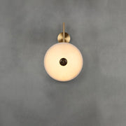 Alabaster Eclipse Wall Light-DWHOME