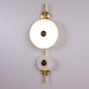 Alabaster Eclipse Wall Light-DWHOME