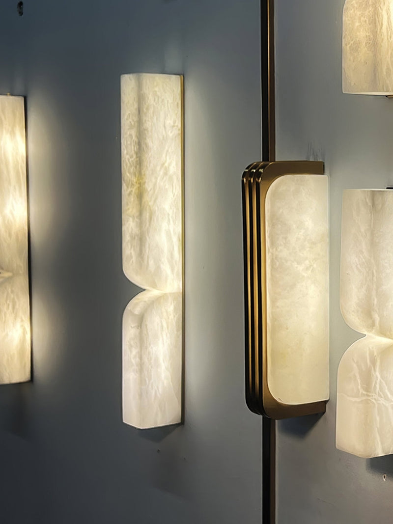 Alabaster Essence Plug-in Wall Sconce-DWHOME