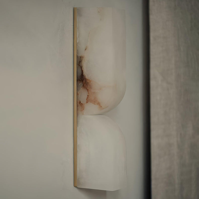 Alabaster Essence Plug-in Wall Sconce-DWHOME
