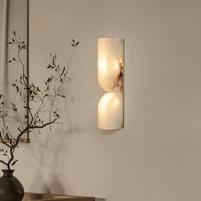 Alabaster Essence Wall Sconce-DWHOME