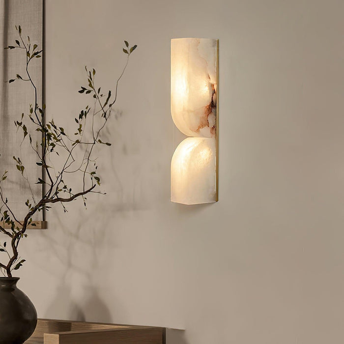 Alabaster Essence Wall Sconce-DWHOME