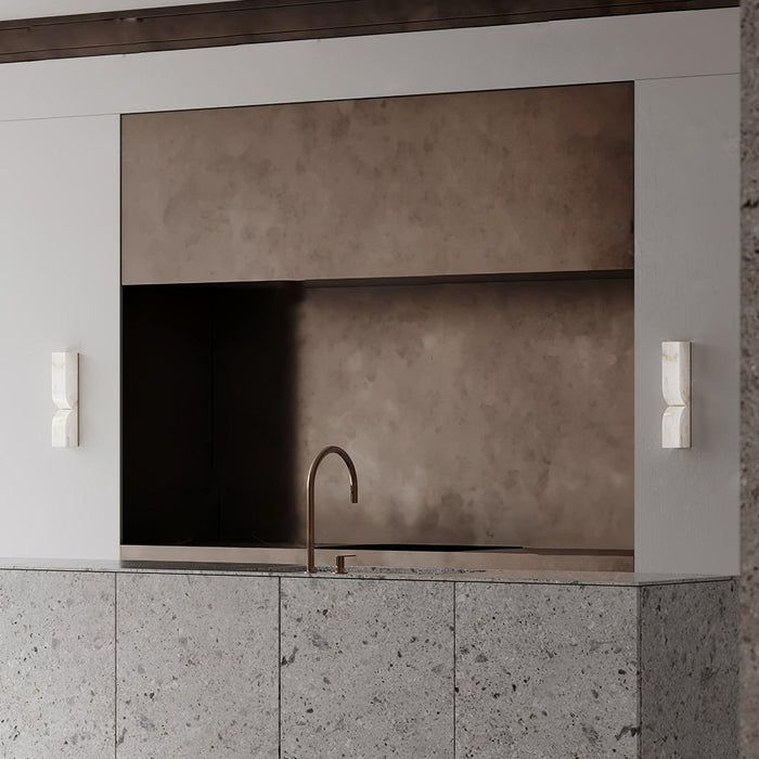 Alabaster Essence Wall Sconce-DWHOME