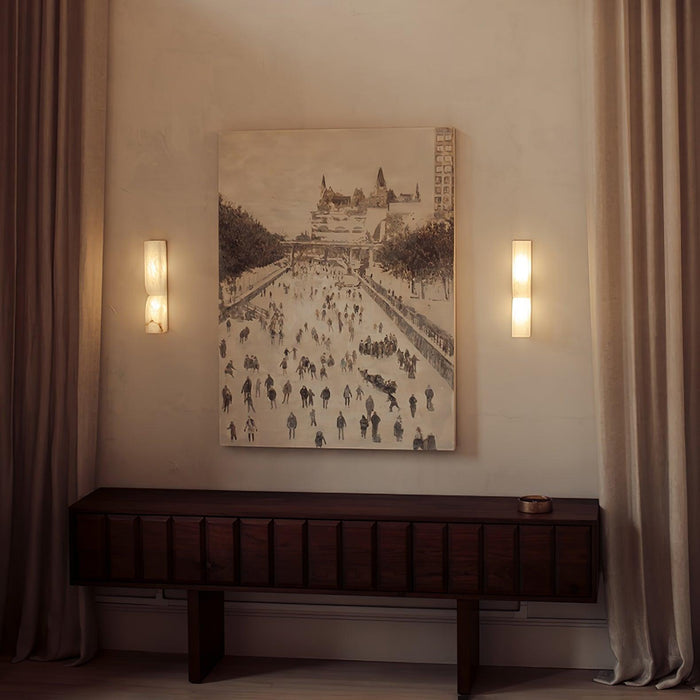 Alabaster Essence Plug-in Wall Sconce-DWHOME