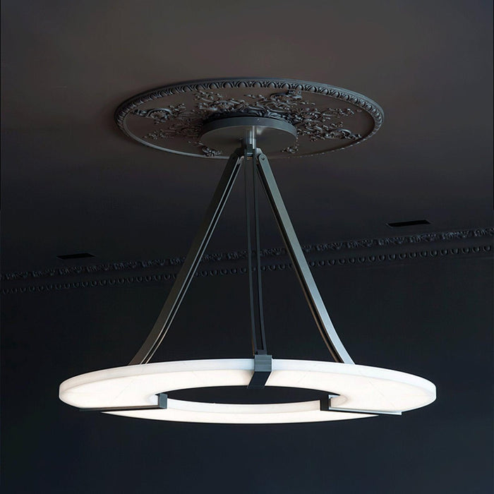 Alabaster Halo Pendant Light - DWHOME