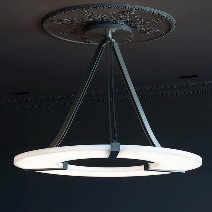 Alabaster Halo Pendant Light - DWHOME