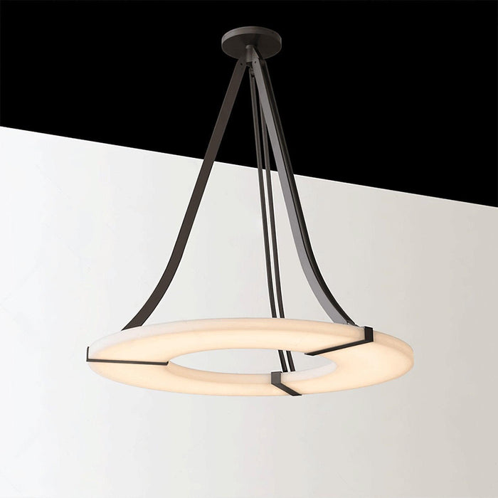 Alabaster Halo Pendant Light - DWHOME