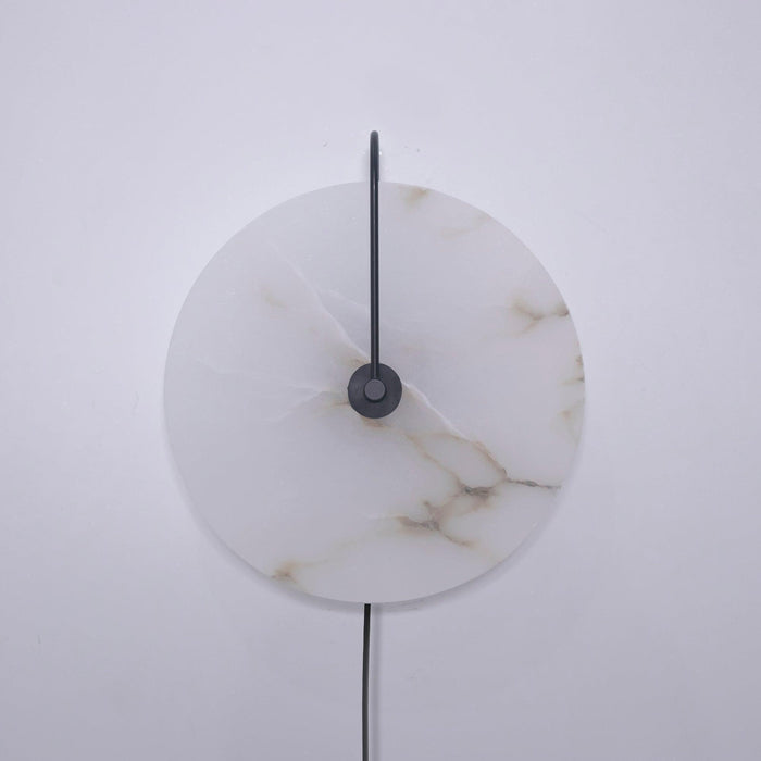 Alabaster LED Plug-In Wall Lamp-DWHOME